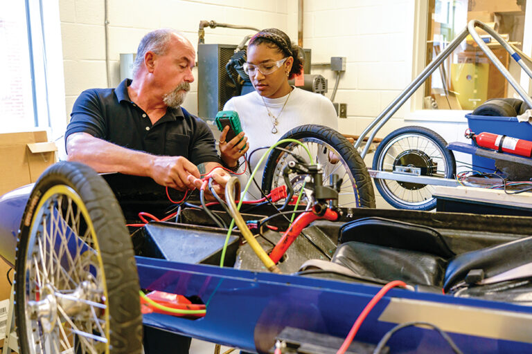 Atkins Magnet High School students in Winston-Salem, North Carolina.