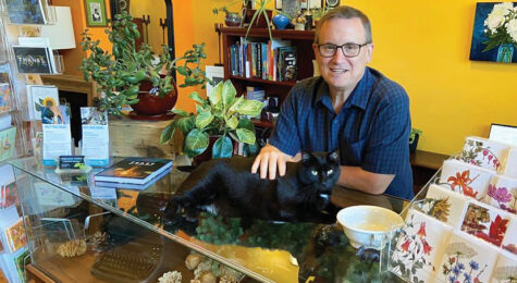 Bart Carithers, owner of Next Page Books in Cedar Rapids, Iowa