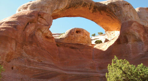 Rattlesnake Arches in the Grand Valley of Colorado.