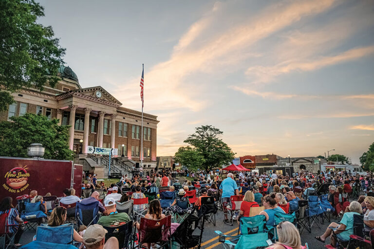 Downtown Athens, Alabama, hosts events year-round.
