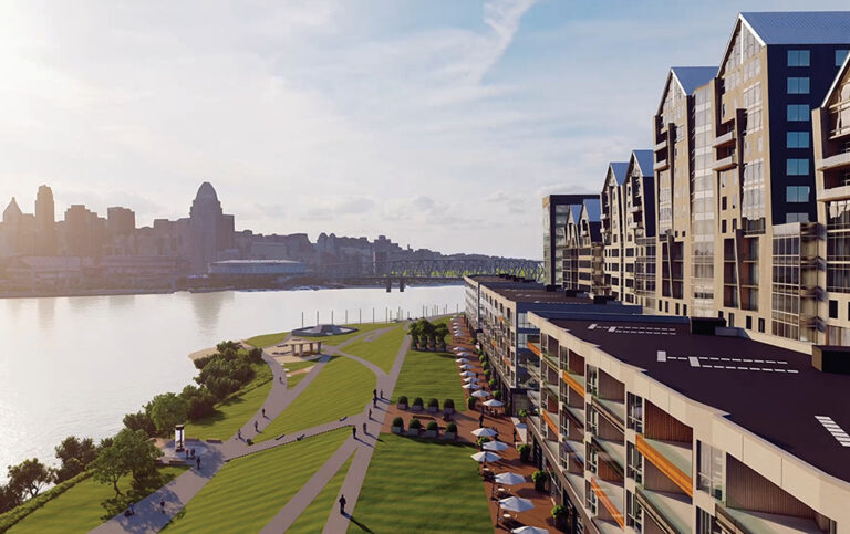 Renderings of Ovation, a new development in the Northern Kentucky region.