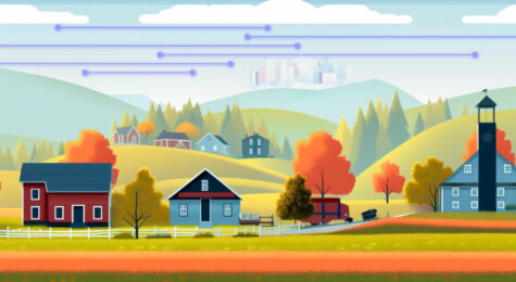 Fiber optic broadband in small cities and communities