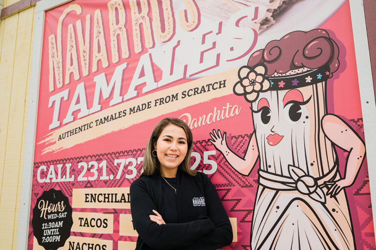 Marisela Sierra, owner of Navarro’s in Muskegon