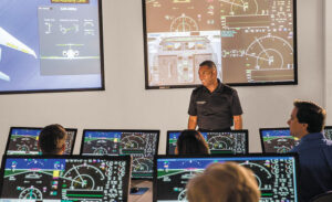 FlightSafety International classroom in Broken Arrow, OK