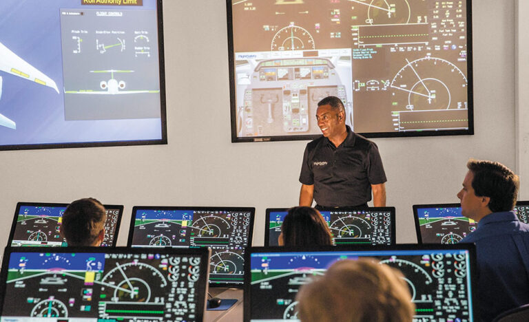 FlightSafety International classroom in Broken Arrow, OK