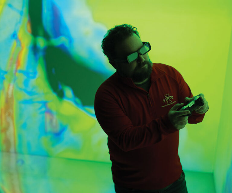 Iowa State’s Virtual Reality Applications Center focuses on the intersection of humans and tech.