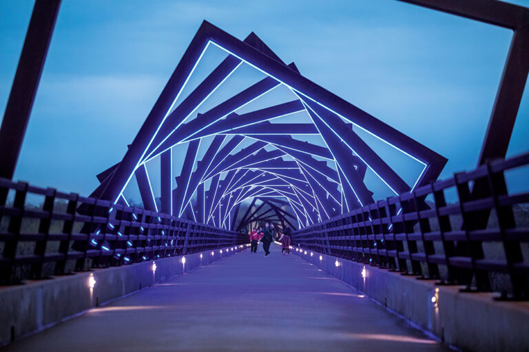 High Trestle Trail Bridge near Madrid, IA