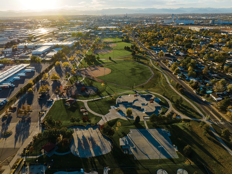 Pioneer Park in Commerce City