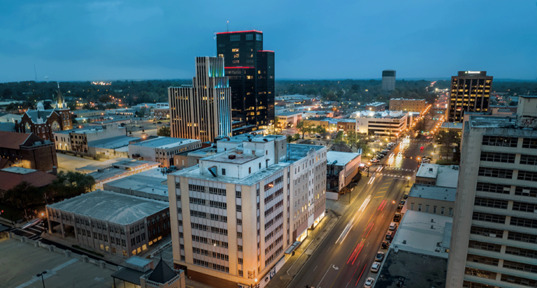The Lindsey and Fair buildings in Tyler
