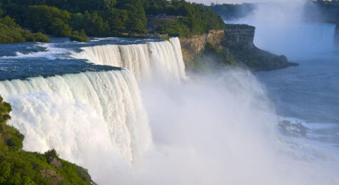 Niagara Falls, shown here, is just a 20-minute drive from Cheektowaga, NY. This suburb of Buffalo offers one of the most accessible locations in the region, but also is known for its friendly, blue-collar vibe.