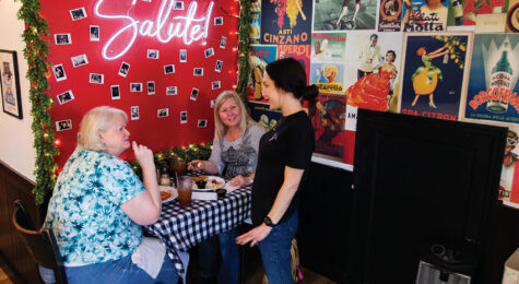 Patrons enjoy lunch at Sorelles Italian Restaurant & Pizzeria in Eagleville, TN.