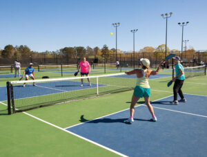 Pickleball is a growing sport in the Robins Region.