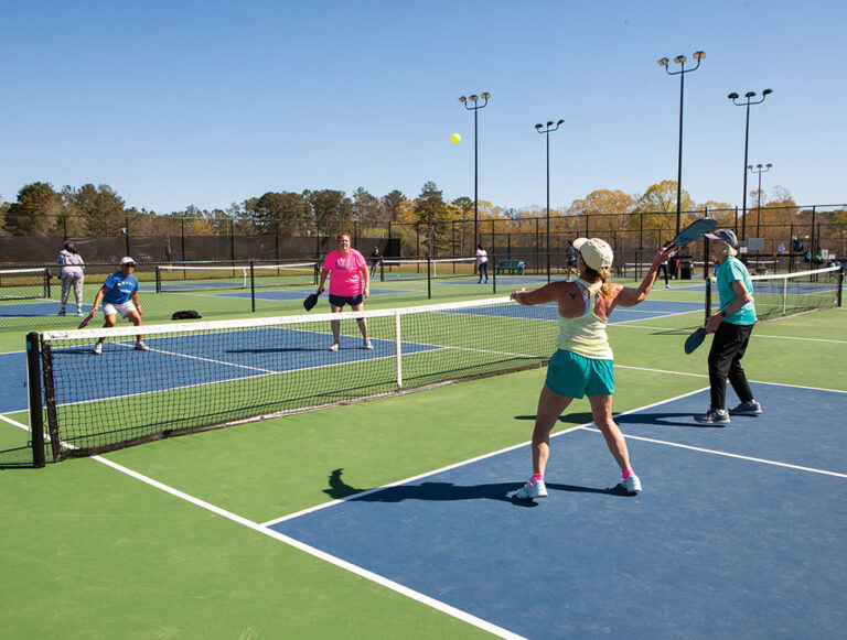 Pickleball is a growing sport in the Robins Region.