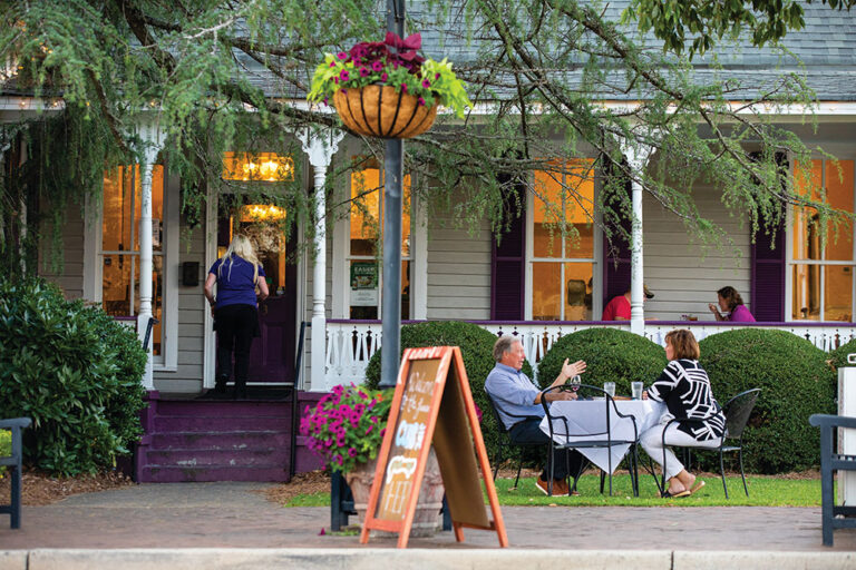 Enjoy alfresco dining in Perry, GA