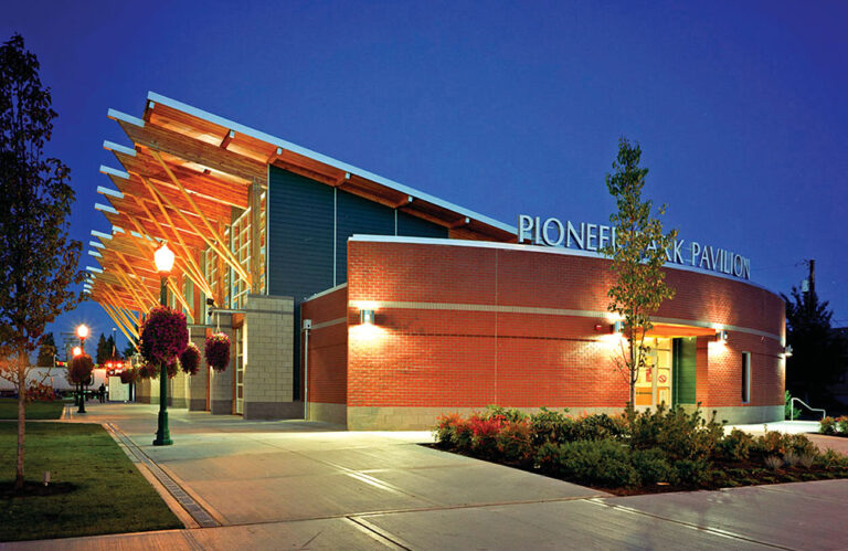 Pioneer Park Pavilion in Puyallup, WA