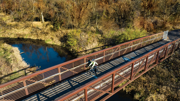 Biking in Marshalltown, IA