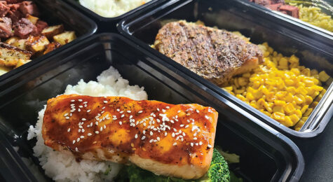 Brandon Cant, owner of the Coast2Coast food truck in Castle Rock, CO, offers fully prepared meals that are ready to be heated up at home.