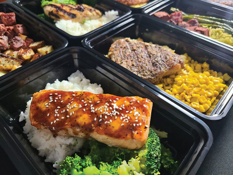 Brandon Cant, owner of the Coast2Coast food truck in Castle Rock, CO, offers fully prepared meals that are ready to be heated up at home.