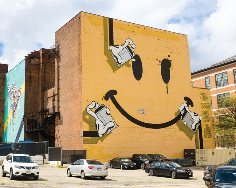 Pow! Wow! Worcester mural in Worcester, MA