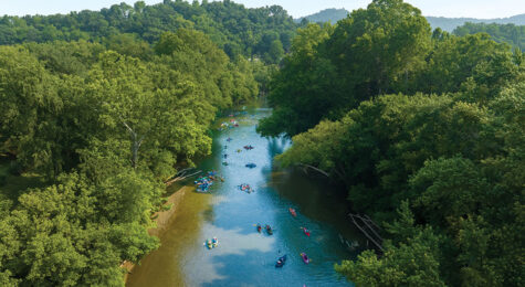 Kayak down one of the pristine rivers in the Advantage Valley of West Virginia.