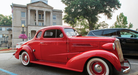 A 1937 Chevy in downtown Ripley, WV