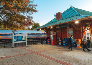 Amtrak at Culpeper Station in Central Virginia