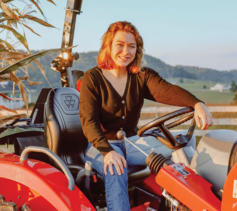 Daisy Sturgill, owner of Stormbrew Farm