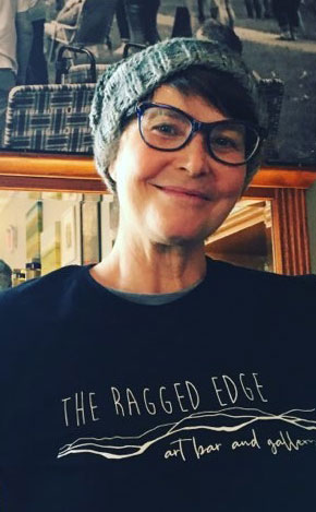 Kendra Wohlert owns Ragged Edge Art Bar and Gallery