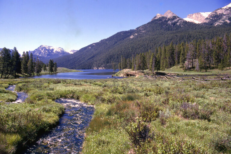 A view of an outdoor landscape in Rock Springs, Wyoming.