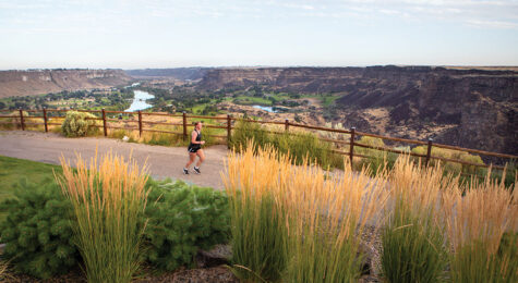 Canyon Rim Trail in Southern Idaho