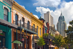 Dauphin Street in Downtown Mobile