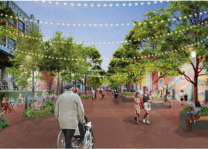 Rendering of Hansen Street plans in Twin Falls, Idaho