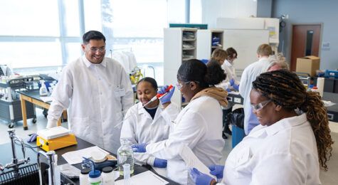 Johnston Community College Workforce Development Center focuses on preparing students for biotechnology and other sciences.