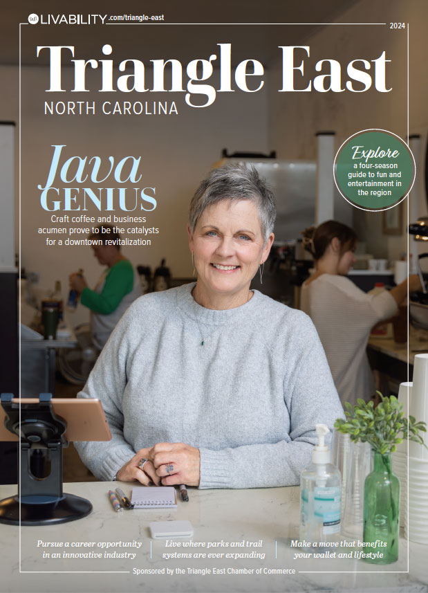 2024 Livability Triangle East North Carolina magazine cover