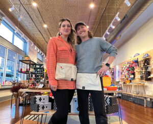 Bradley Eshbach, right, owner of The Generalist in Johnson City, TN