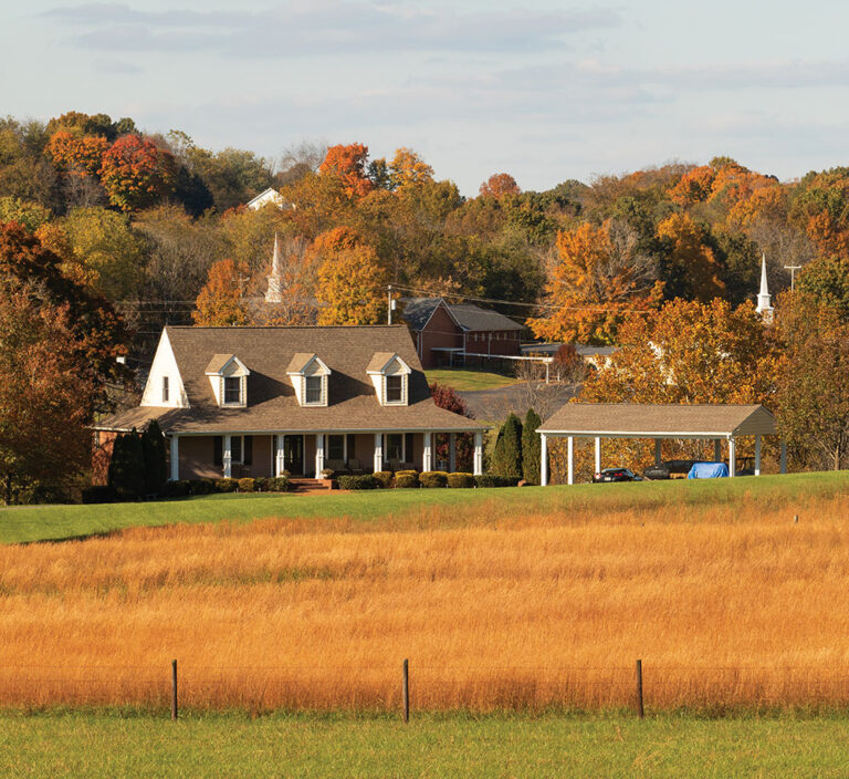 A pristine rural scene in Robertson County, TN