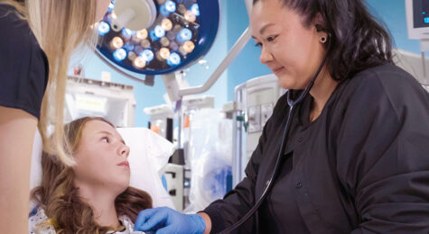 A patient receives care at ECU Health.