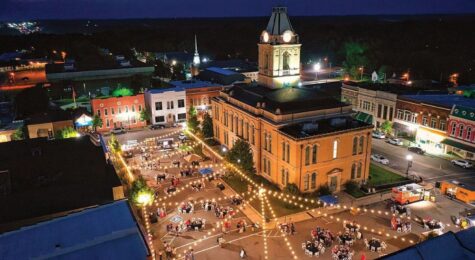 Aerial view of Robertson County, Tennessee.