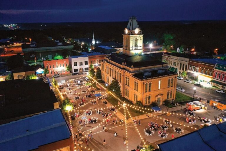 Aerial view of Robertson County, Tennessee.