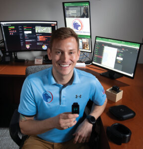 Hans Funk’s American Tracking Services generates a reputation score for former inmates, providing valuable information to compliance officers and judges. This is for a story about small businesses in Lake Charles and Southwest Louisiana.