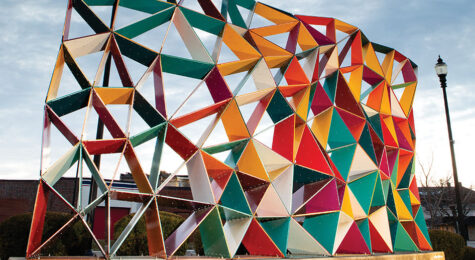 Art display in East Central Indiana