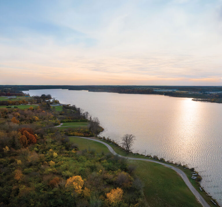 Prairie Creek Reservoir, southeast of Muncie, was completed in 1959.