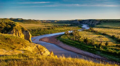 North Dakota Badlands Stock